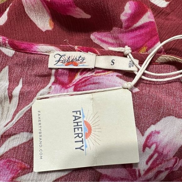 NEW FAHERTY Button Down Maxi Dress in Dreamer Floral Size S - Picture 11 of 15